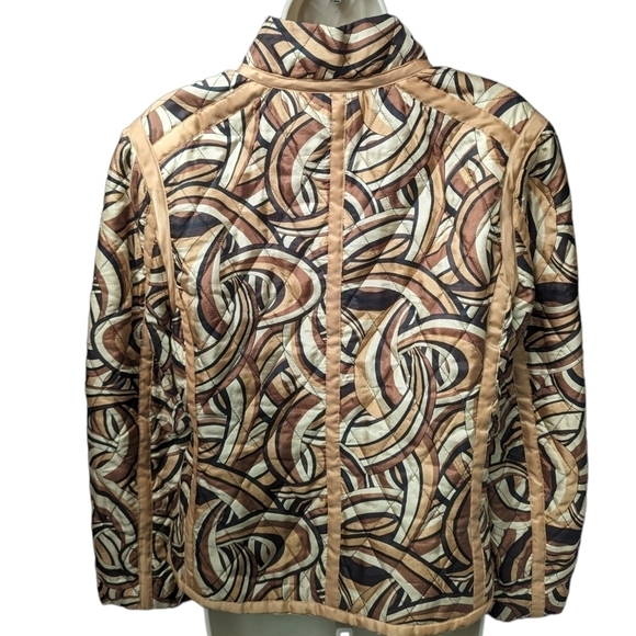 Silkland Silk Quilted Jacket Sz M - Picture 2 of 12